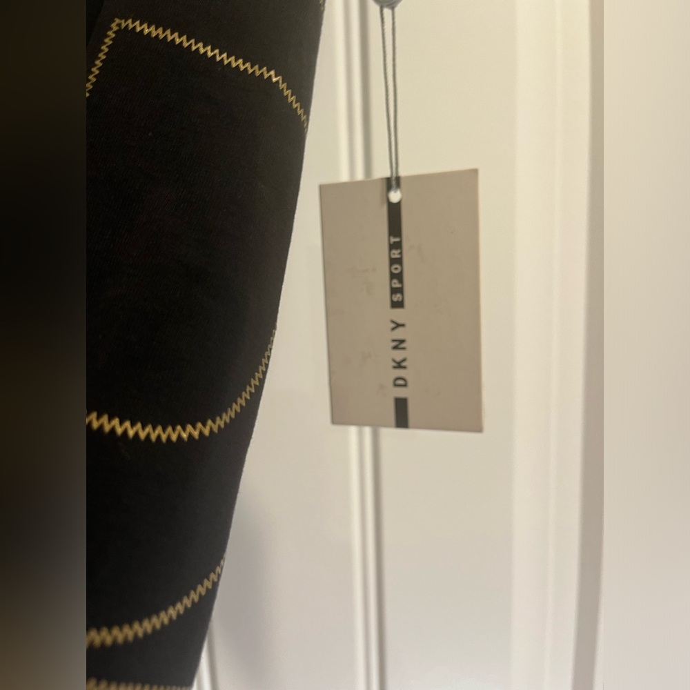 NWT DKNY Sports Leggings High waist 7/8 Length Size 1 XL - Picture 2 of 7